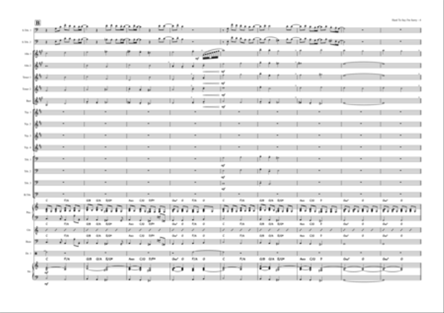 Hard To Say I'm Sorry Hard To Say I'm Sorry Jazz Ensemble scores gallery preview page 4