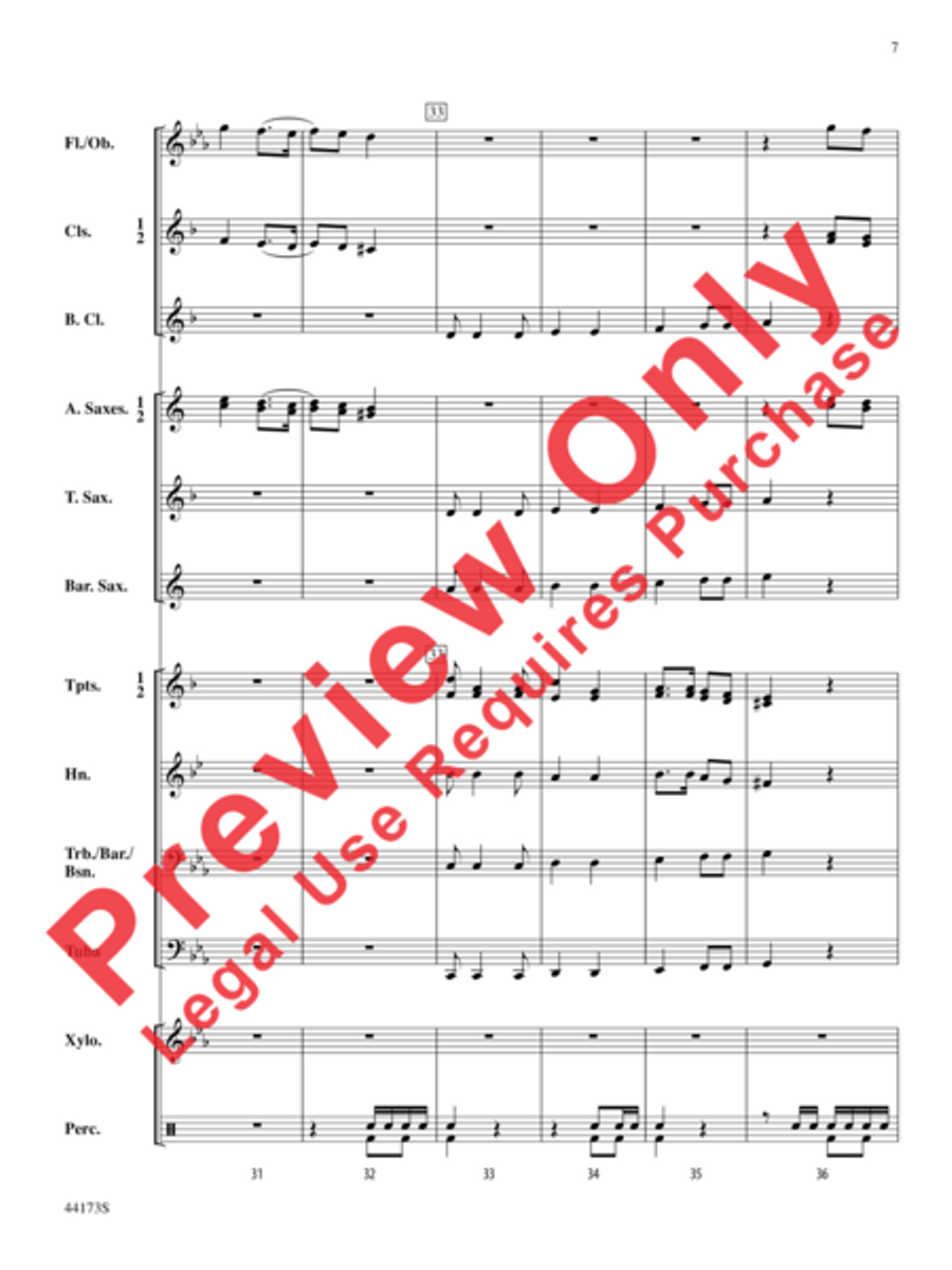 Cape Breton March Cape Breton March Concert Band scores gallery preview page 20