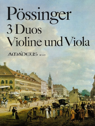 Book cover for 3 Duos op. 4
