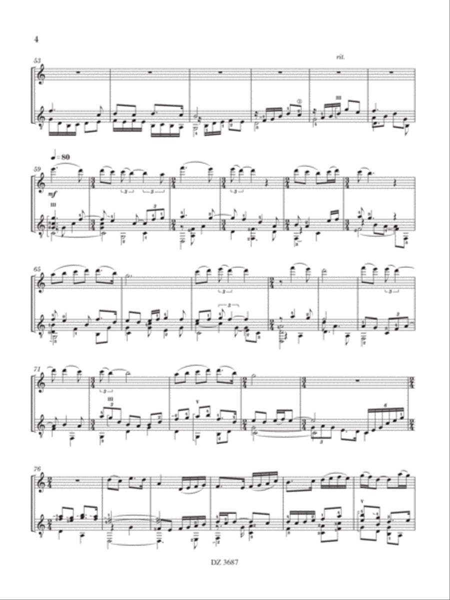 Une belle fleur Flute scores gallery preview page 5