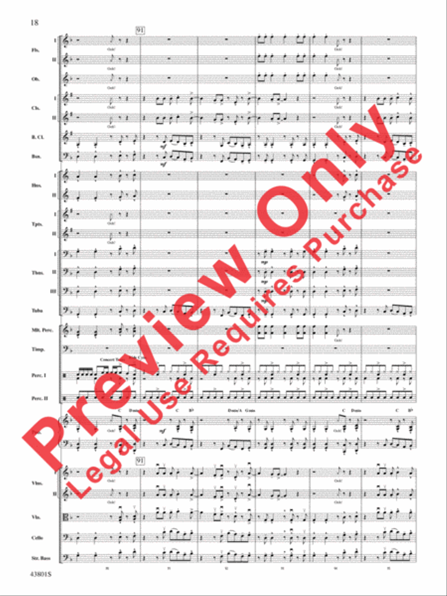 Bruno Mars' Greatest Hits Full Orchestra scores gallery preview page 19