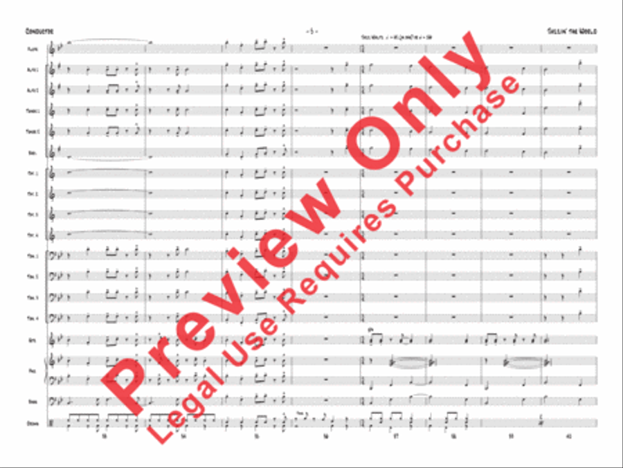 Jazzin' the World Jazz Ensemble scores gallery preview page 8