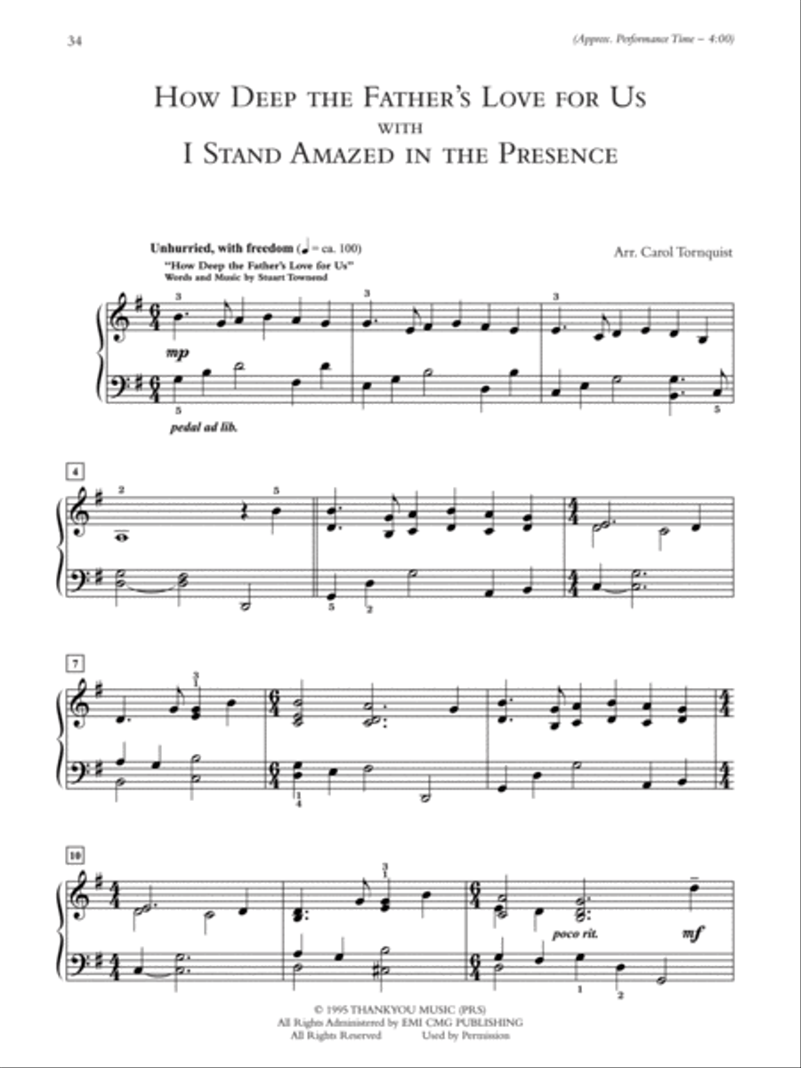 Medleys for Blended Worship, Book 1 Piano Solo scores gallery preview page 4