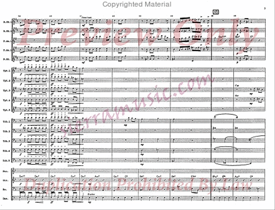 Yesterdays Jazz Ensemble scores gallery preview page 6