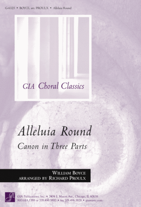 Book cover for Alleluia Round - Instrument edition
