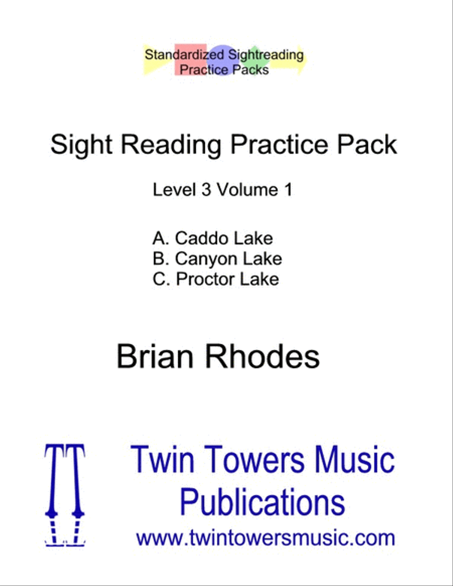 Sight Reading Practice Pack Level 3 Volume 1 Concert Band scores gallery preview page 1