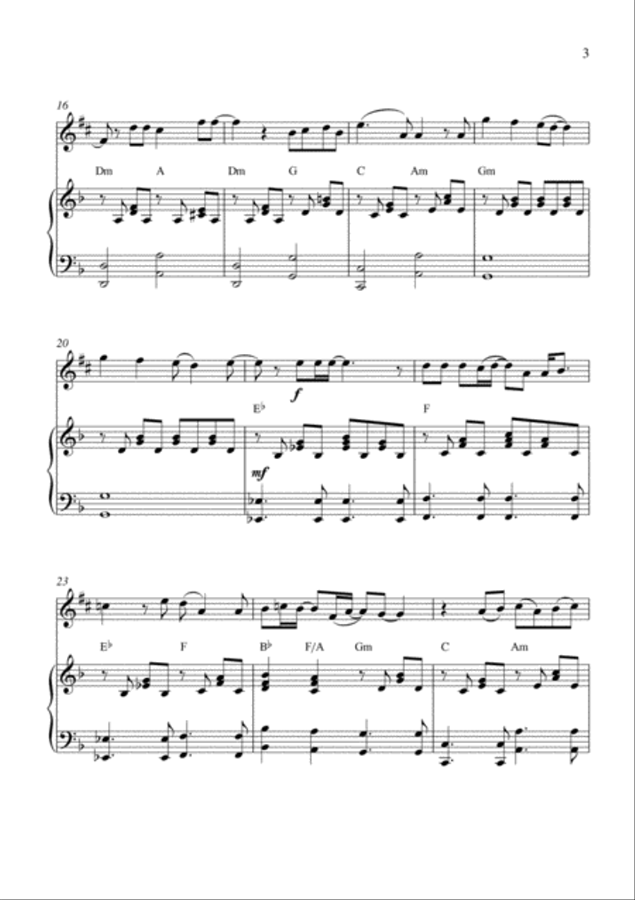Eternal Flame Alto Saxophone scores gallery preview page 3