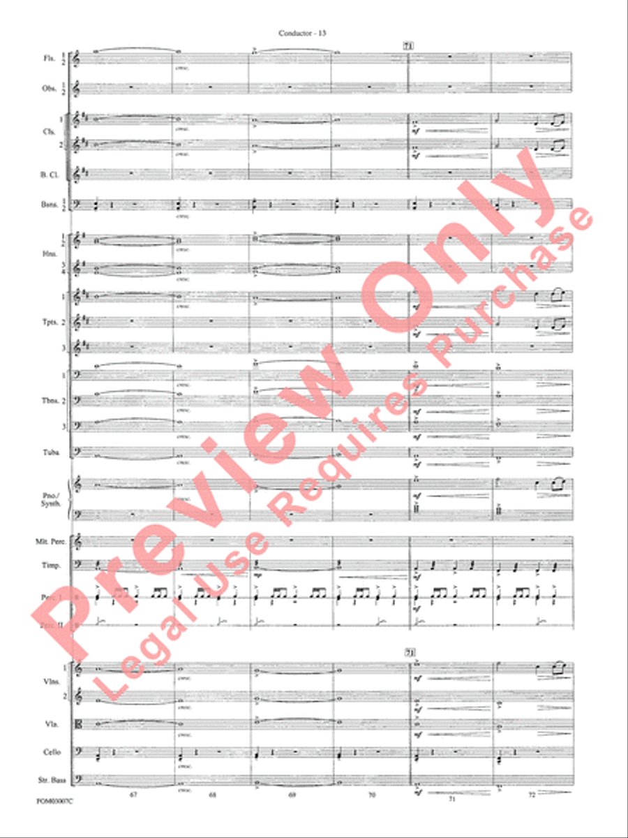 The Lord of the Rings: The Two Towers, Symphonic Suite from Full Orchestra scores gallery preview page 15