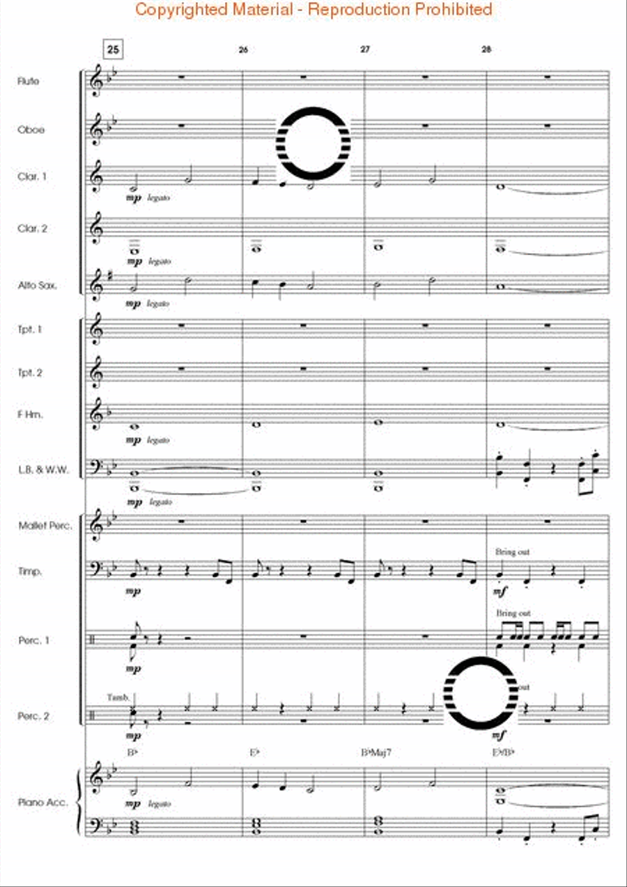 Agon Concert Band scores gallery preview page 8