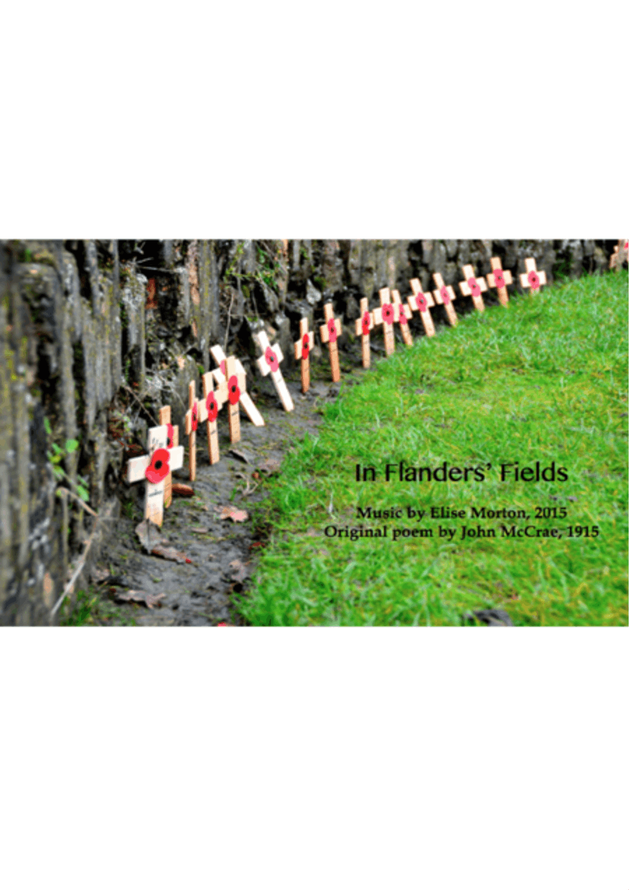 In Flanders Fields 4-Part scores gallery preview page 1
