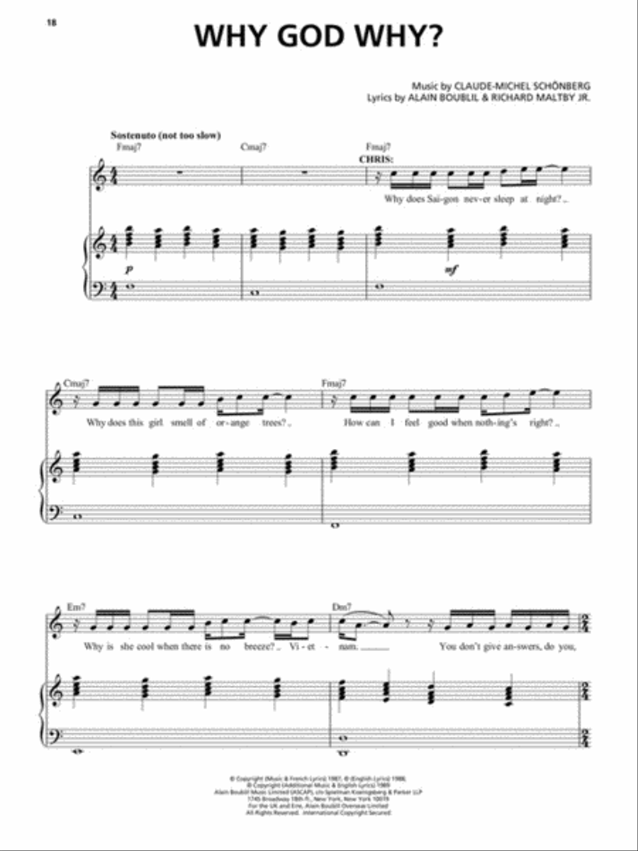 Miss Saigon (2017 Broadway Edition) Voice scores gallery preview page 6