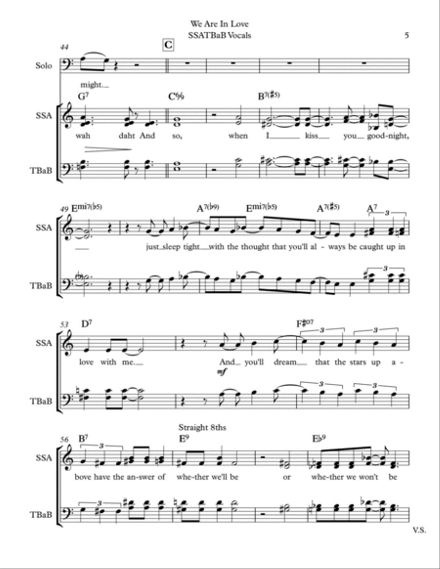 We Are In Love Divisi scores gallery preview page 5