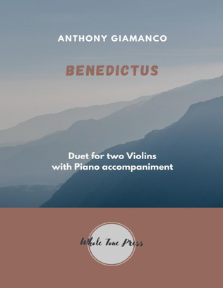 BENEDICTUS (Violins 1-2, piano)