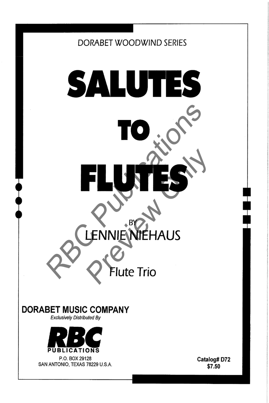 Salutes To Flutes Flute Trio Flute scores gallery preview page 2