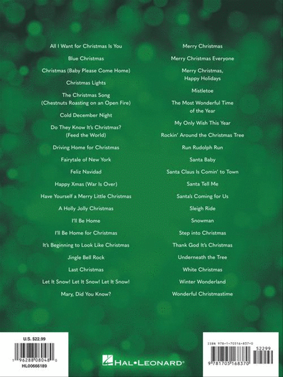 Most-Streamed Christmas Songs Piano, Vocal, Guitar scores gallery preview page 8