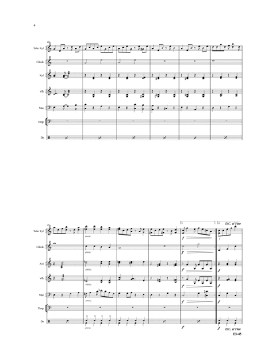 Maple Leaf Rag Glockenspiel scores gallery preview page 4