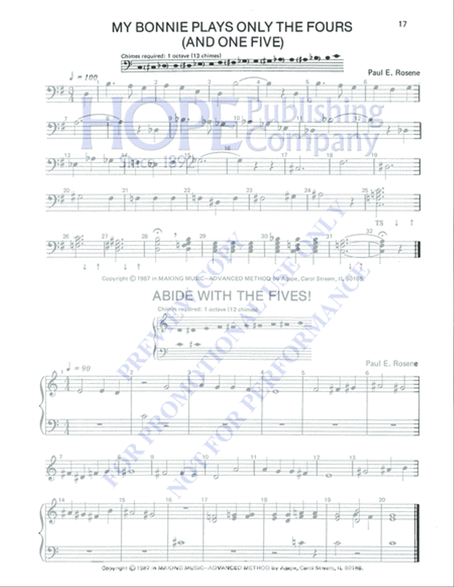 Making Music with Choirchimes 2-Octaves scores gallery preview page 19