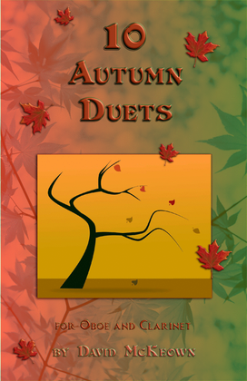 Book cover for 10 Autumn Duets for Oboe and Clarinet