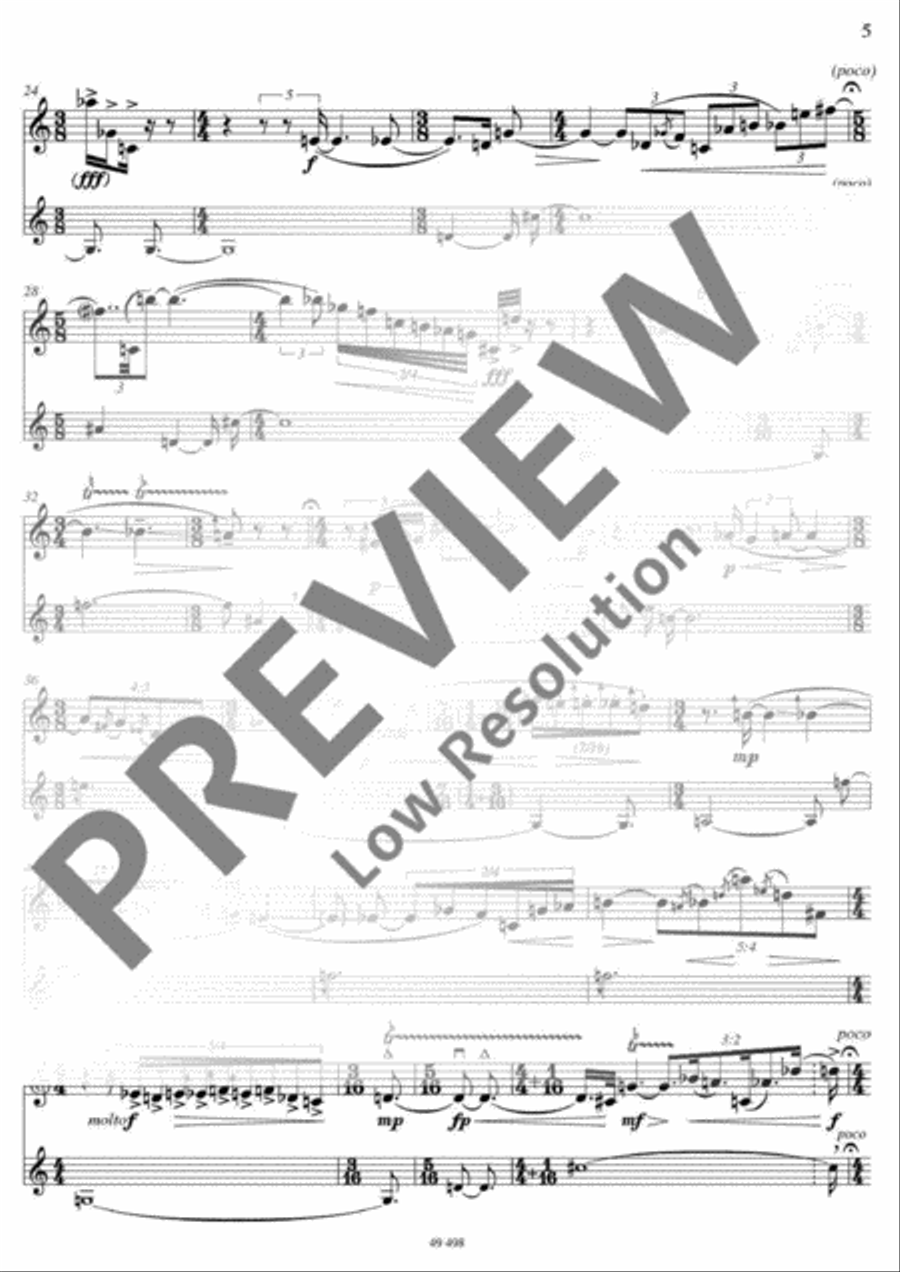 Schlafgewölk Flute scores gallery preview page 6
