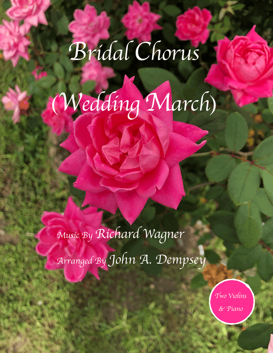 Bridal March (Here Comes the Bride): Wedding Trio for Two Violins and Piano String Duet scores gallery preview page 1
