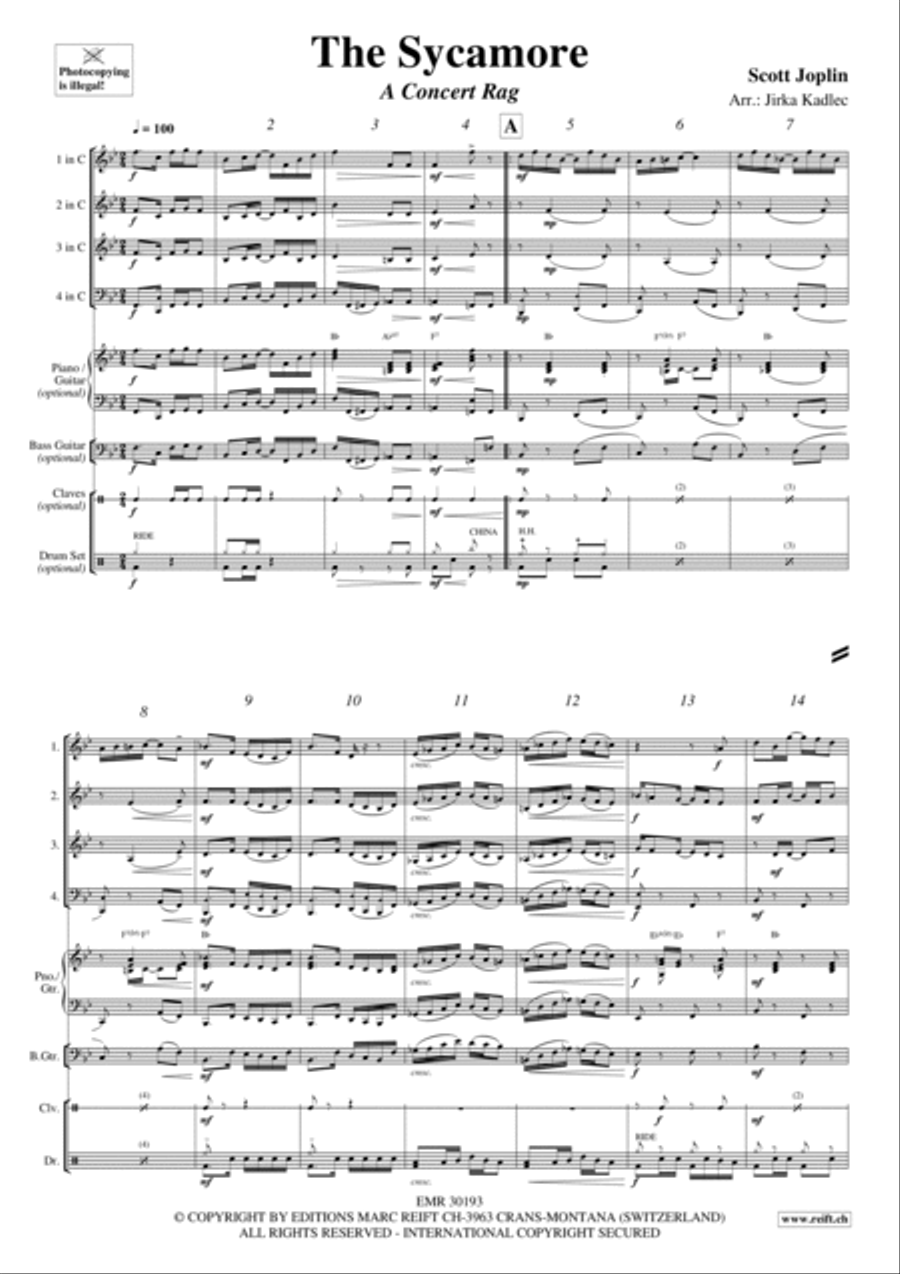The Sycamore Woodwind Quartet scores gallery preview page 2
