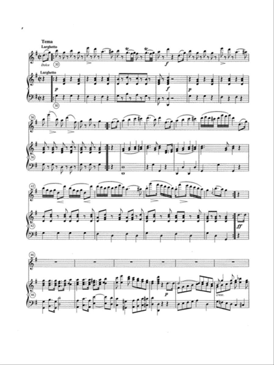 Fantasie in G Major Fantasie in G Major Flute Solo scores gallery preview page 4