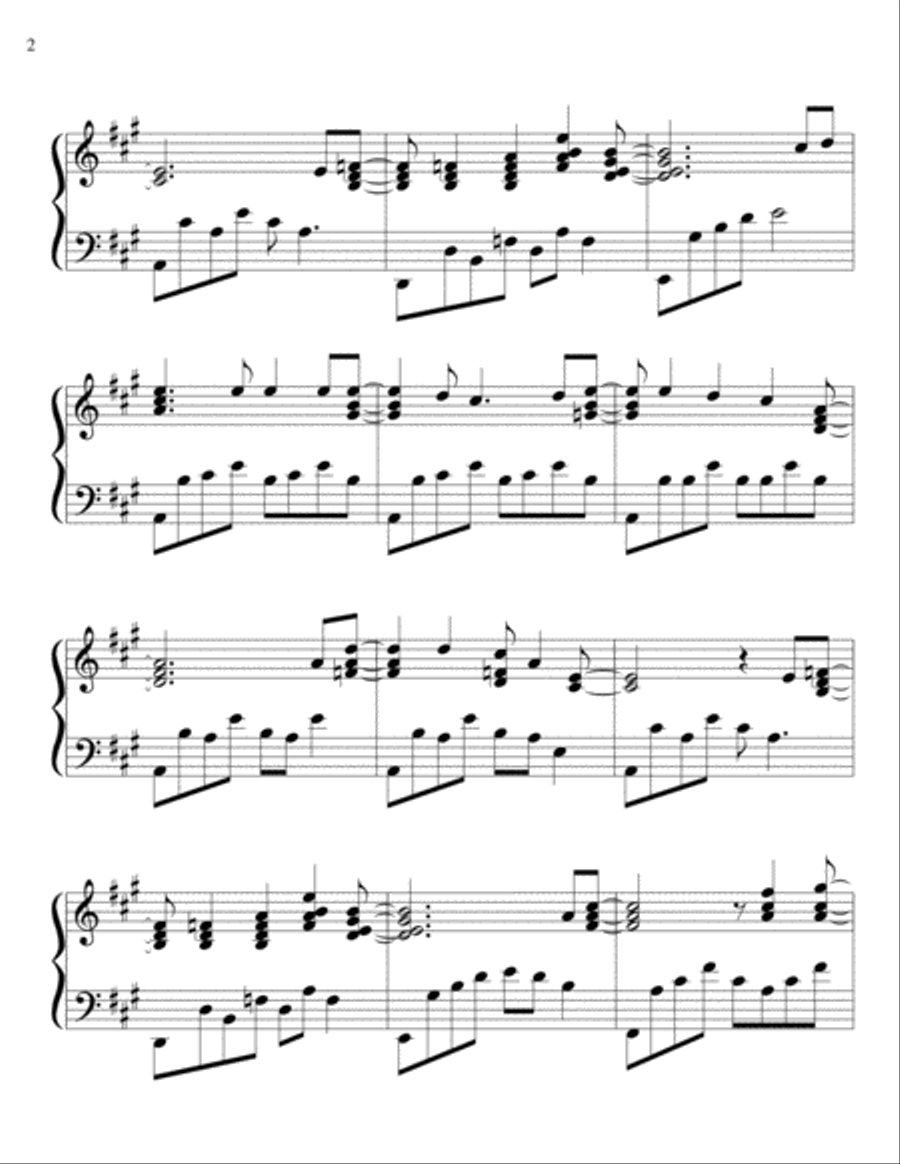 If Piano Solo scores gallery preview page 2