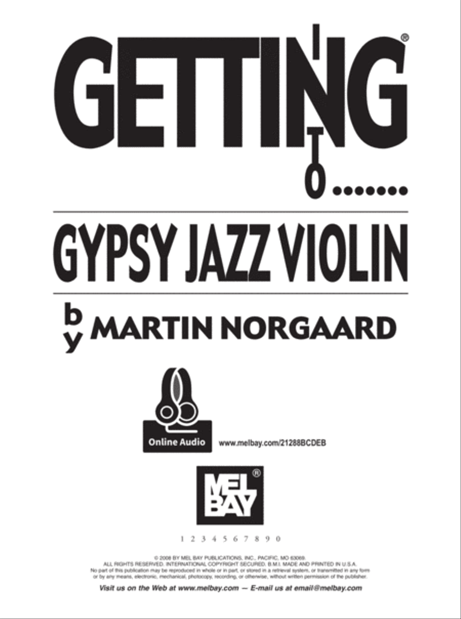 Getting Into Gypsy Jazz Violin Violin Solo scores gallery preview page 2