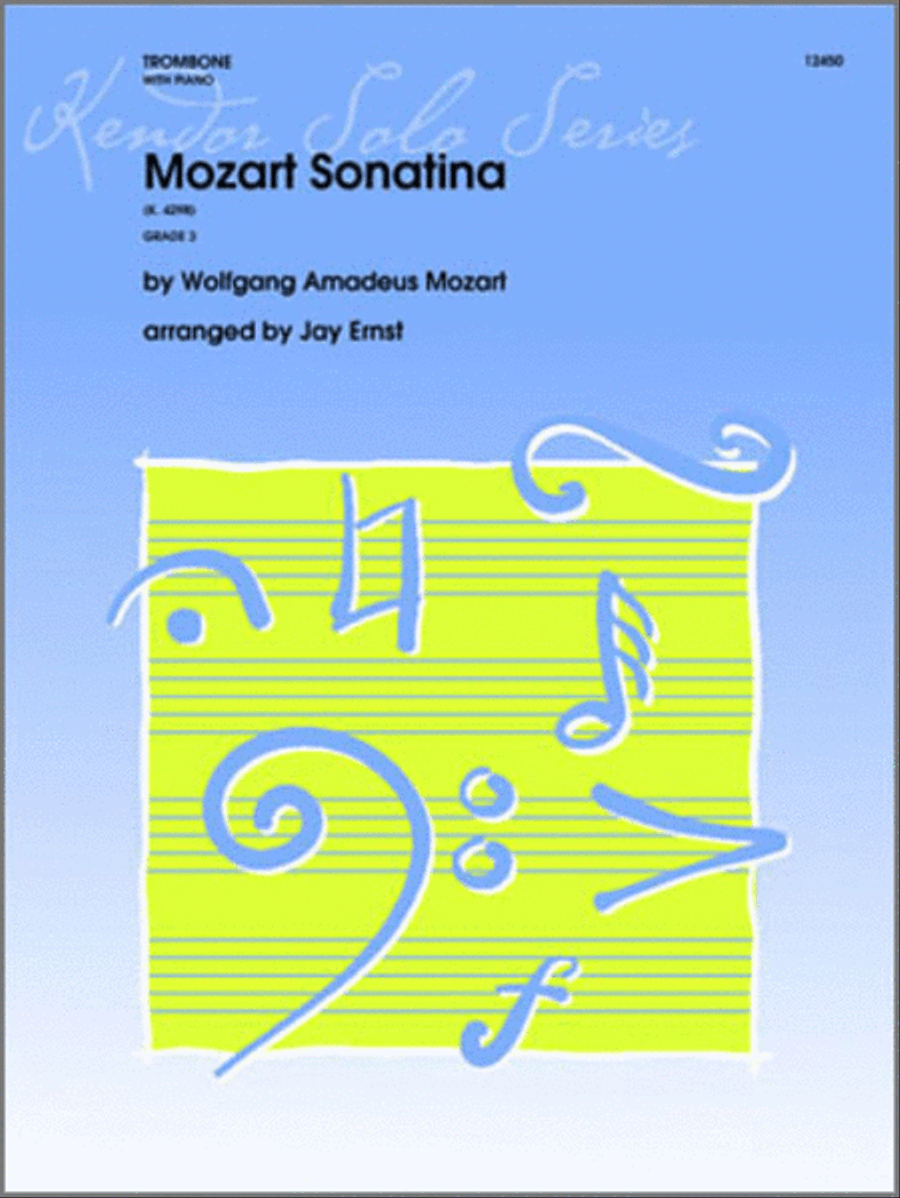 Mozart Sonatina (K. 439B) Trombone scores gallery preview page 1