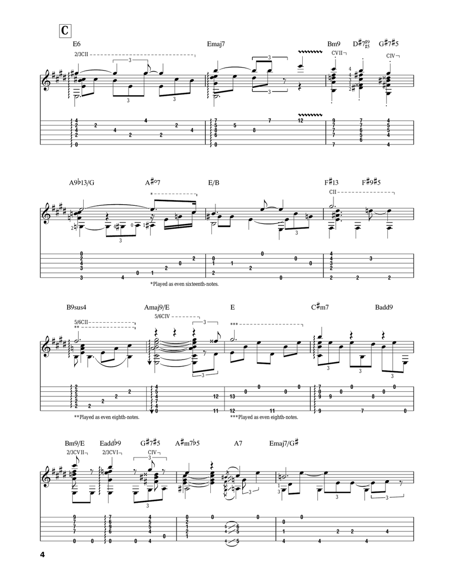 Dear Heart Guitar Solo scores gallery preview page 4