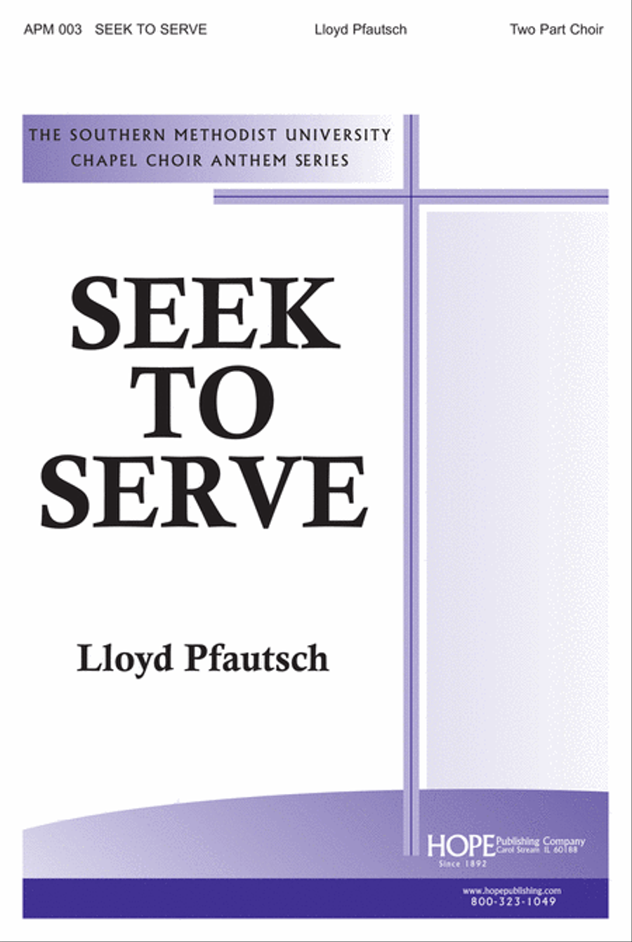Seek to Serve 2-Part scores gallery preview page 1