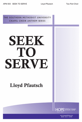 Book cover for Seek to Serve