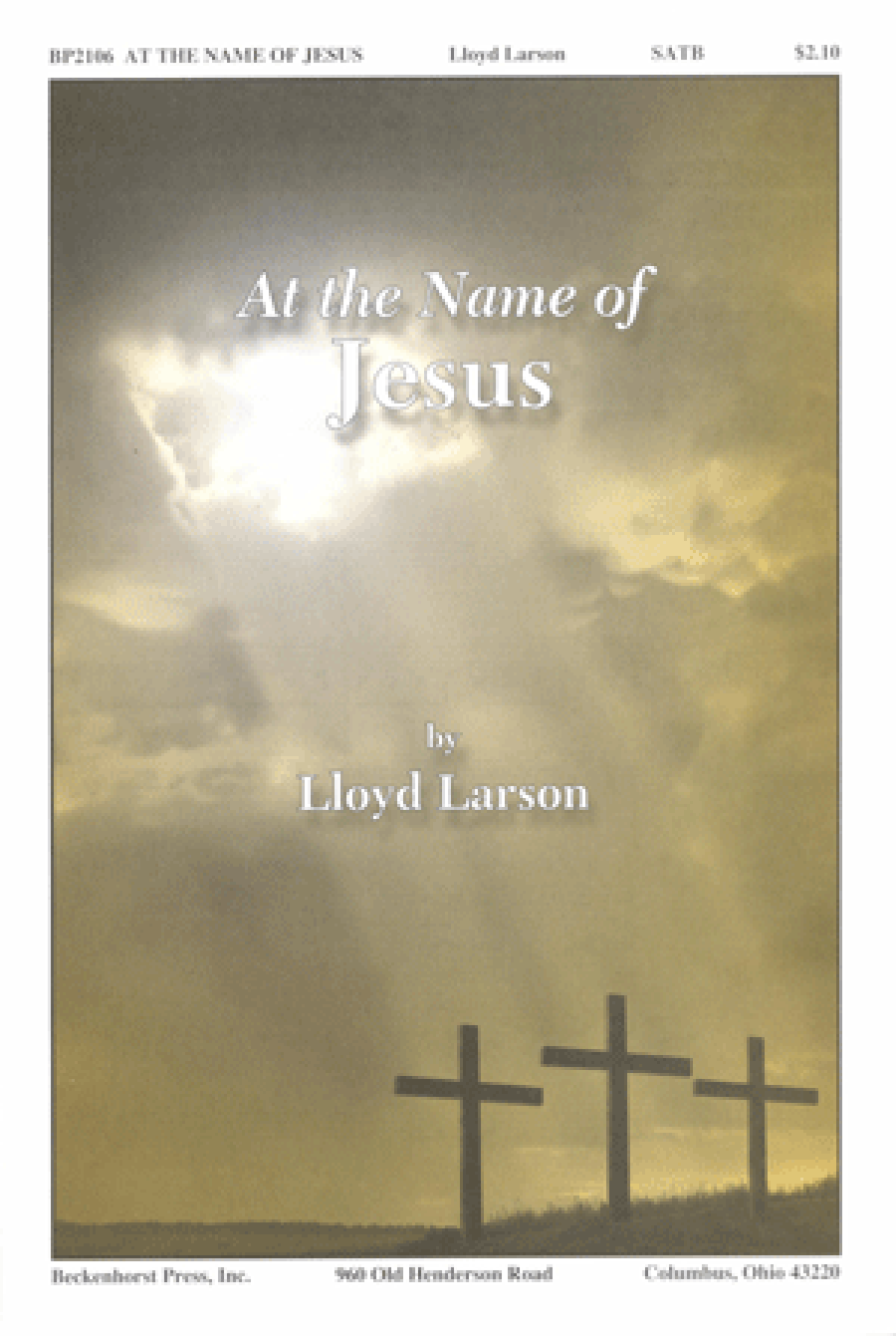At the Name of Jesus 4-Part scores gallery preview page 1