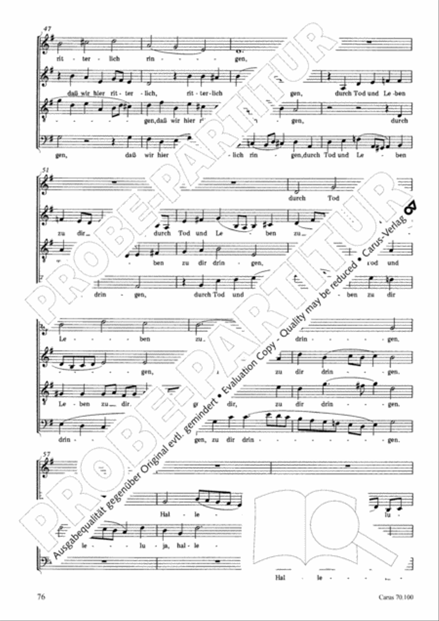 Geistliches Chorbuch der Romantik Choir scores gallery preview page 77