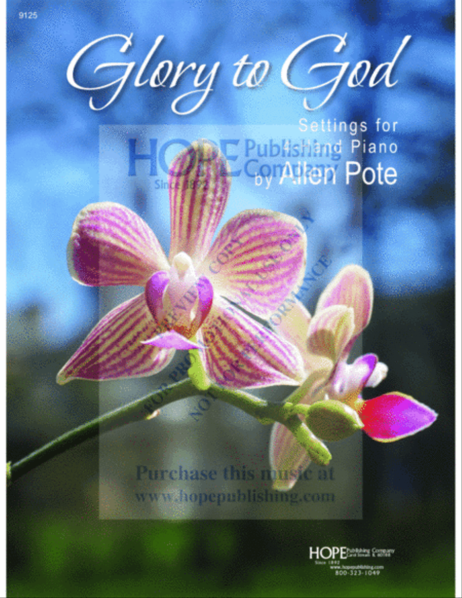 Glory to God: Hymn Settings for 4-Hand Piano Piano Accompaniment scores gallery preview page 2