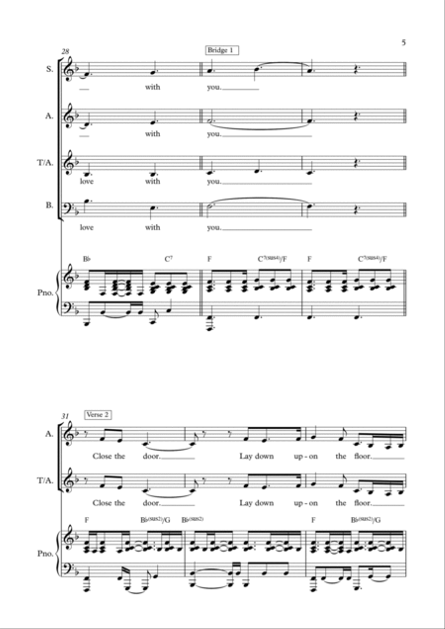 Runaway Runaway Choir scores gallery preview page 5