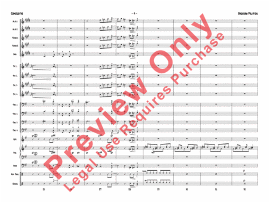 Backrow Politics Backrow Politics Jazz Ensemble scores gallery preview page 7
