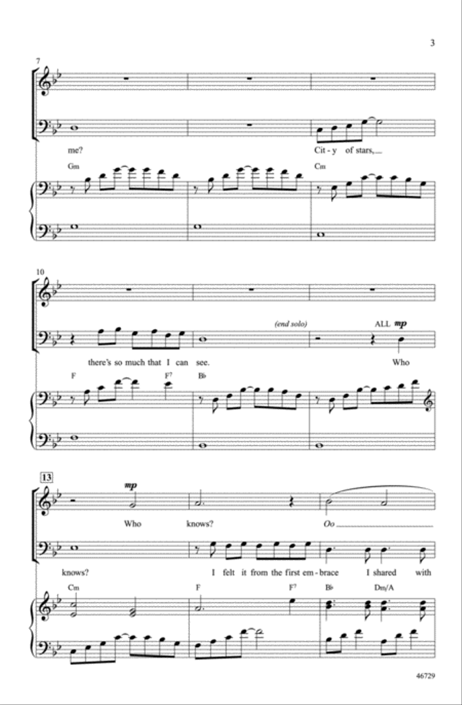 City of Stars Choir scores gallery preview page 2
