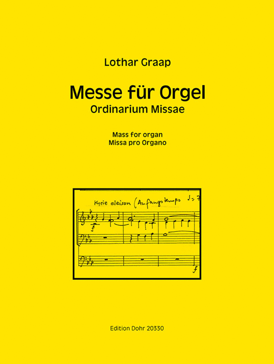 Messe für Orgel -Ordinarium Missae-