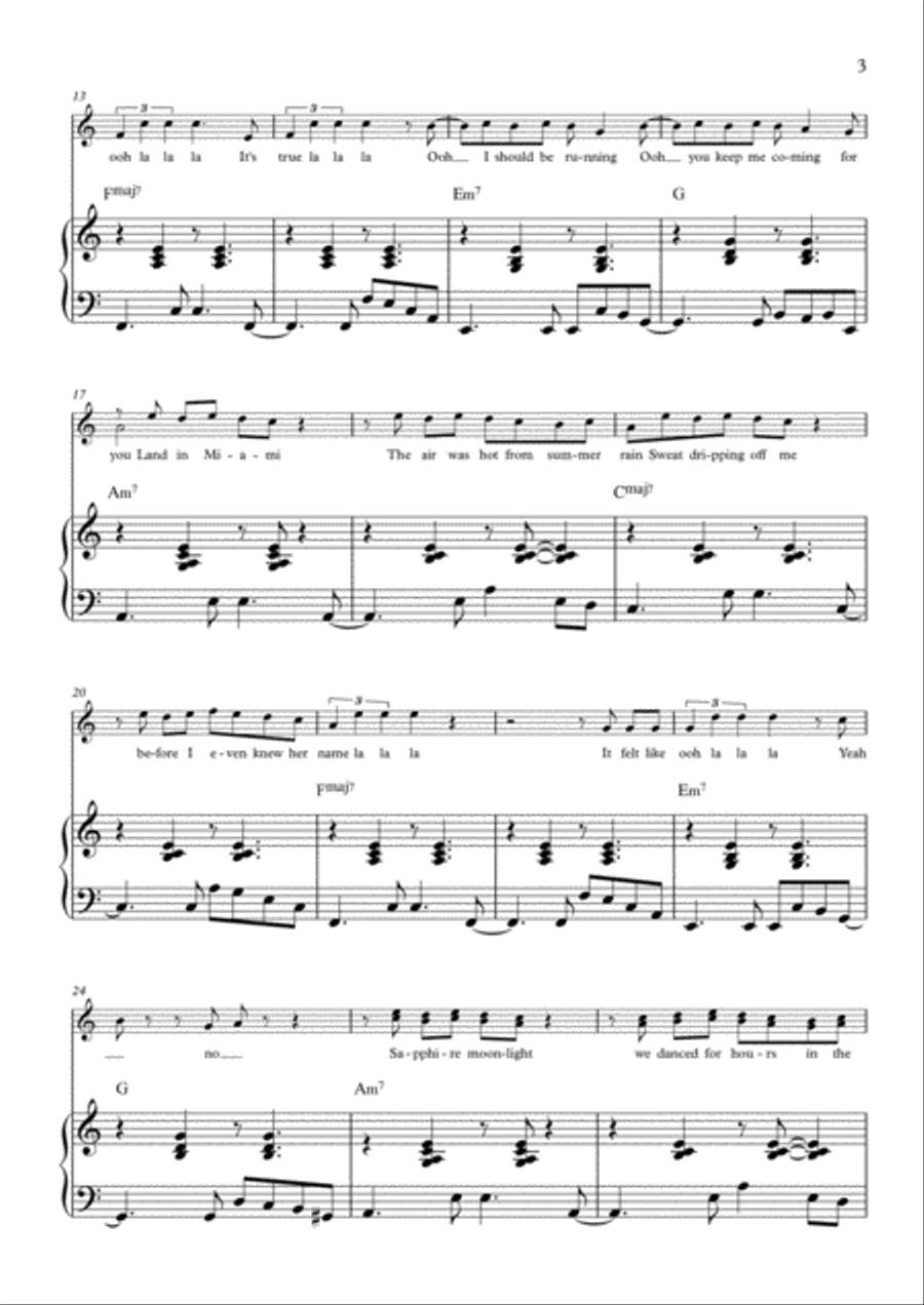 Senorita Piano scores gallery preview page 3