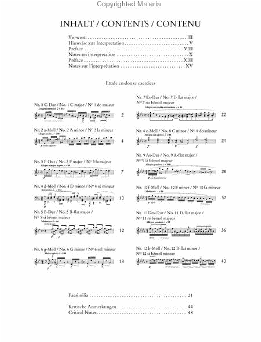 Etudes, Op. 1 Etudes, Op. 1 Chamber Music scores gallery preview page 2