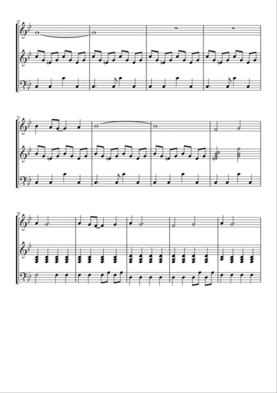 The Strokes Easy Piano scores gallery preview page 4