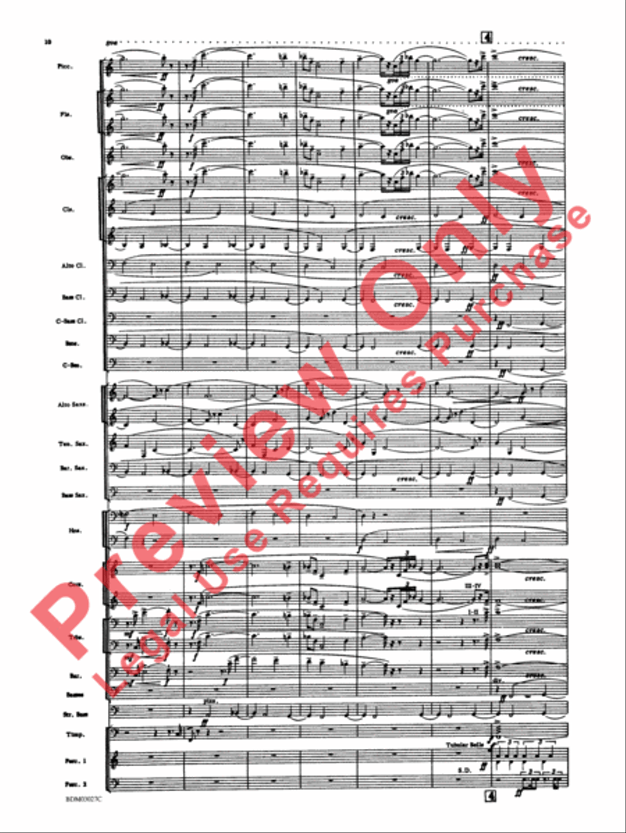 La Fiesta Mexicana Concert Band scores gallery preview page 13
