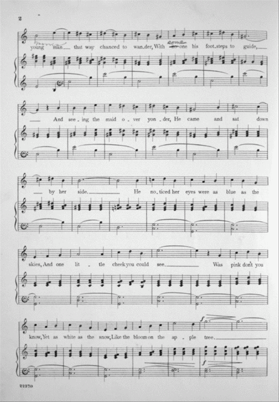 The Apple Tree. Song From the Comic Opera Veronique Voice scores gallery preview page 3