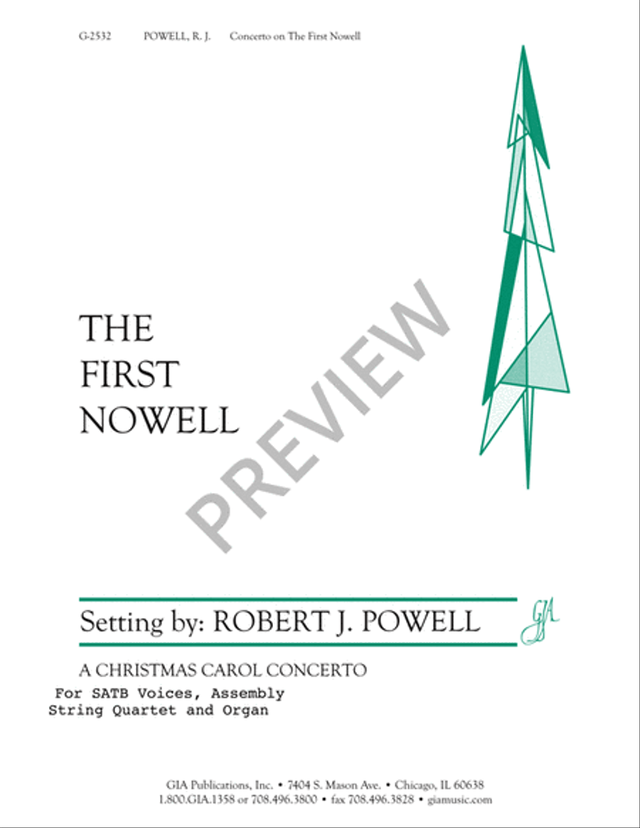 The First Nowell The First Nowell 4-Part scores gallery preview page 2