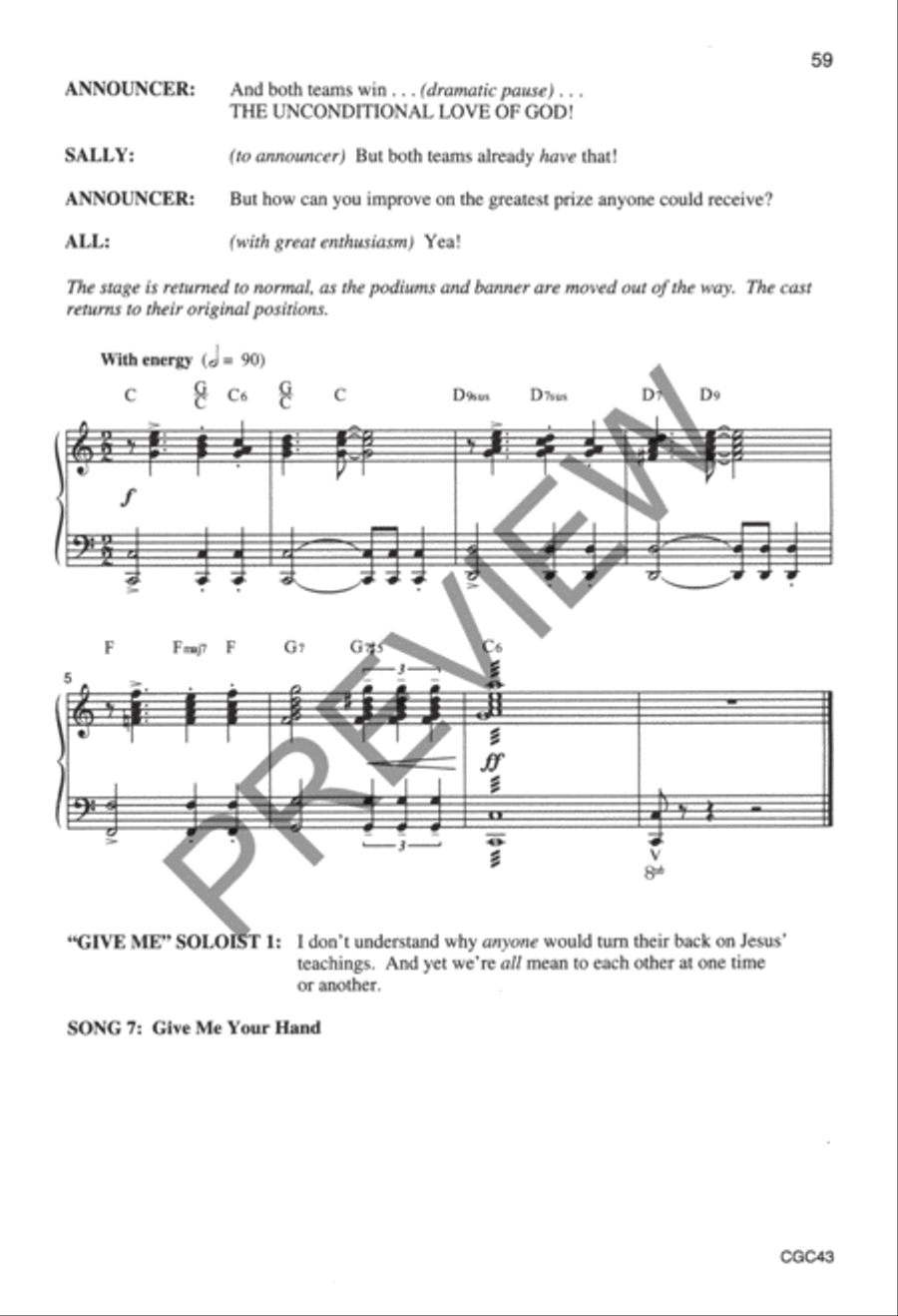 All God's Children Preview Kit (Score & CD) Choir scores gallery preview page 20
