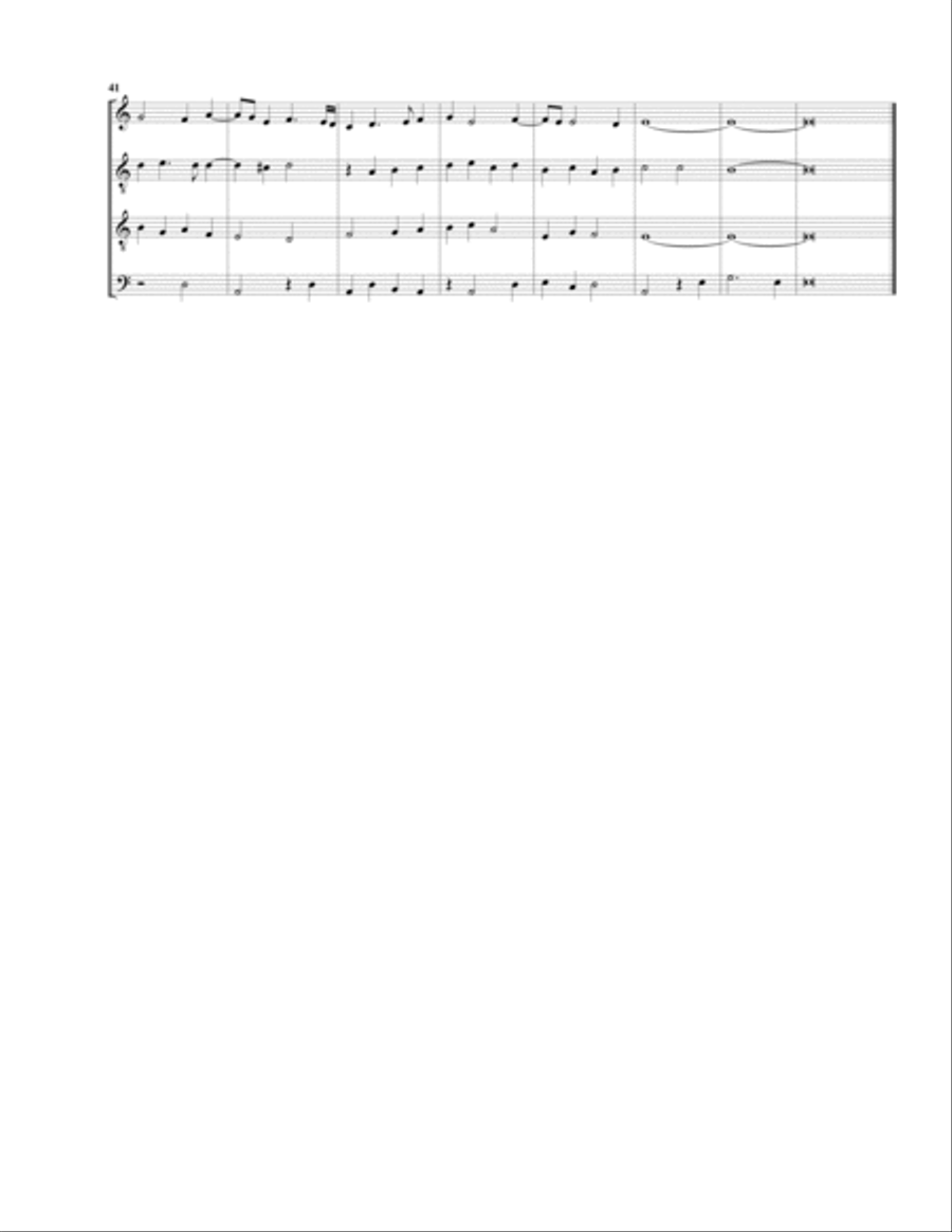 Ma bouche rit (arrangement for 4 recorders) Recorder scores gallery preview page 2