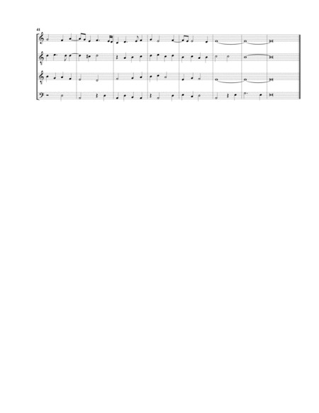 Ma bouche rit (arrangement for 4 recorders)