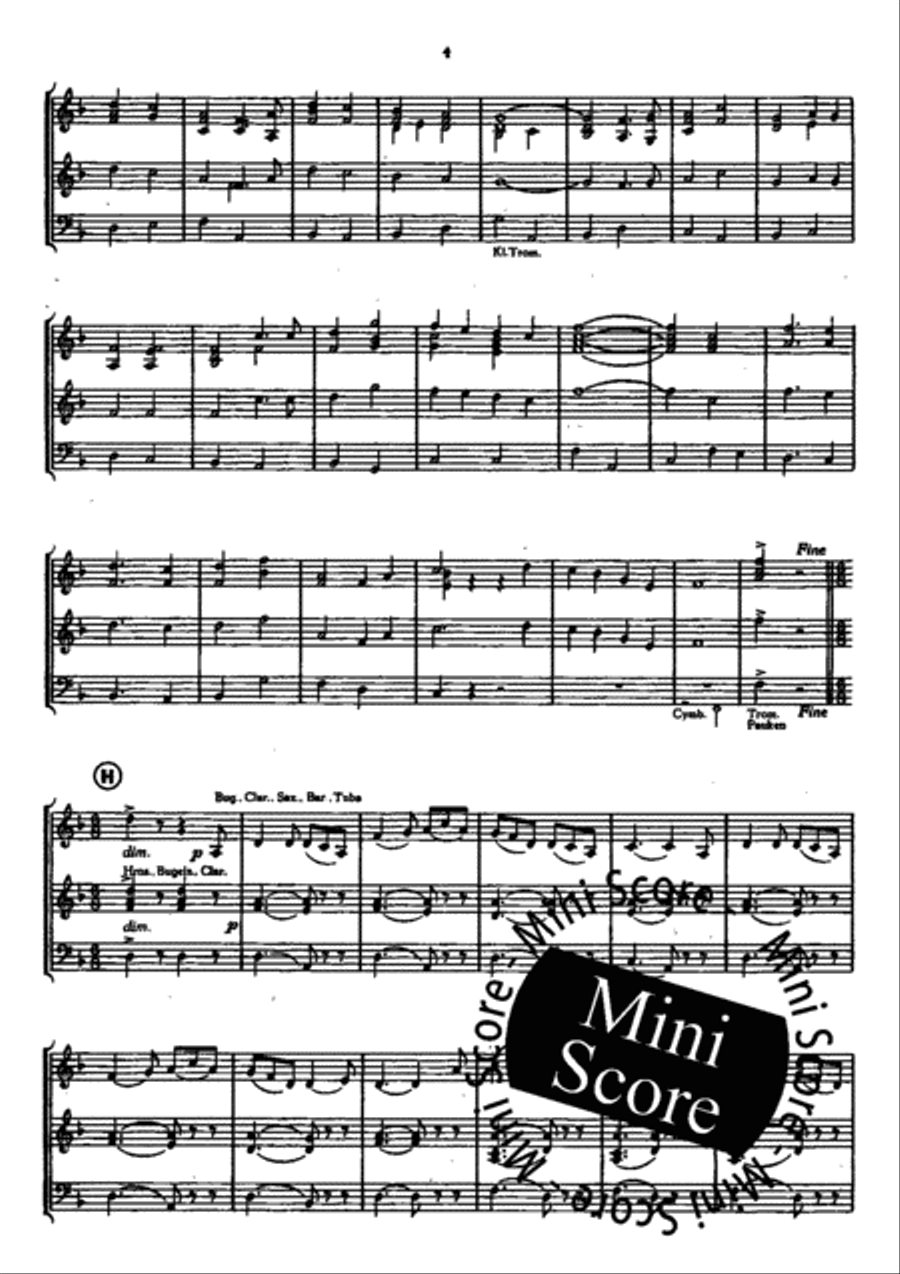 Second Suite Concert Band scores gallery preview page 8