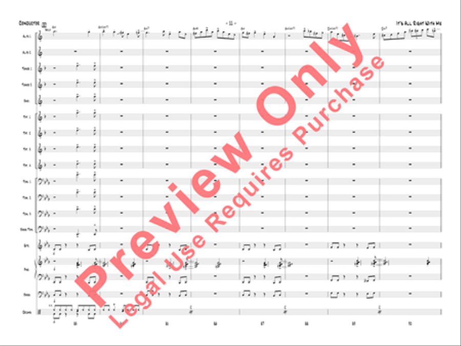 It's All Right with Me Jazz Ensemble scores gallery preview page 14